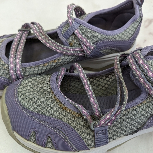 Chaco Sandal Womens 9.5 Purple Outcross Evo Free Bungee Laced Sport Shoe J105906 - Picture 6 of 10